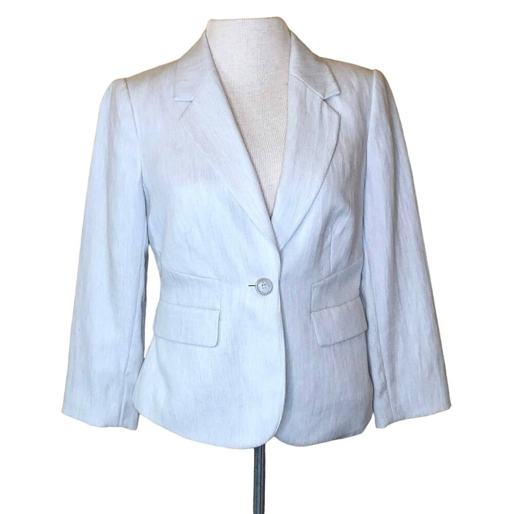 The Limited Gray One Button Blazer Jacket S